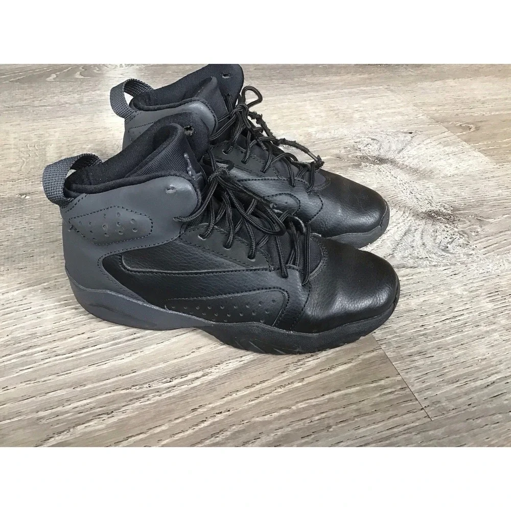 Nike Jordan Lift Off Triple Black Anthracite Kids Sneakers Size 13.5C AV1243-003